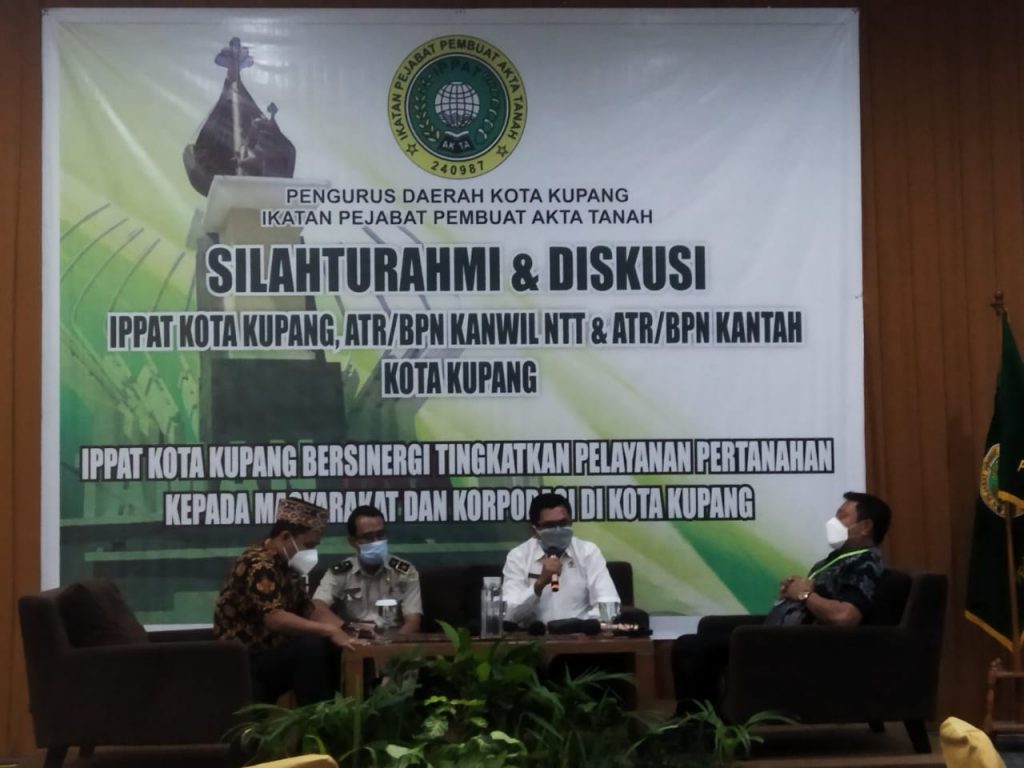 Satukan Persepsi untuk Tingkatkan Pelayanan, IPPAT Kota Kupang Gelar Diskusi Bersama BPN