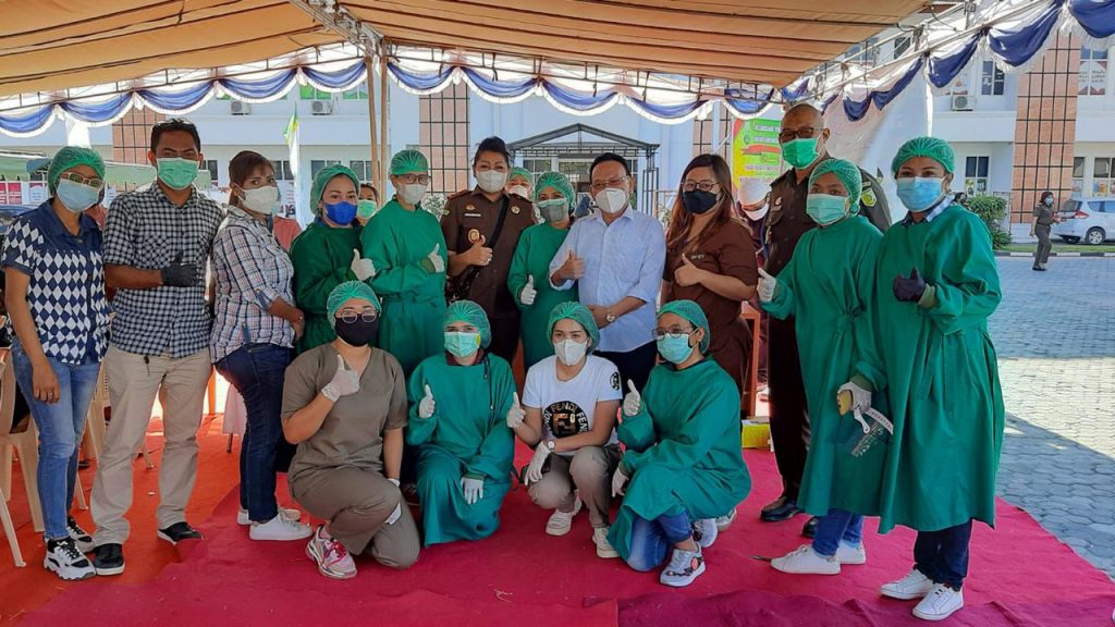 Bupati Kupang Apresiasi dan Dukung Penuh Vaksinasi Covid-19 di Kejati NTT
