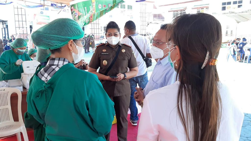 Bupati Kupang Apresiasi dan Dukung Penuh Vaksinasi Covid-19 di Kejati NTT