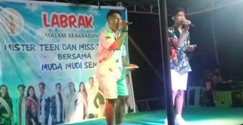 Pemdes Letbaun-Semau Gelar Malam Keakraban di Pantai Bahansalit Bersama Mister Teen dan Miss Teenager NTT
