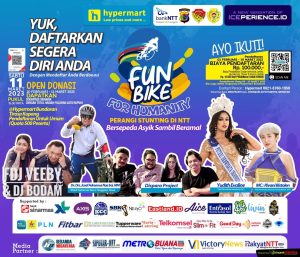 500 Pesepeda Meriahkan Fun Bike for Humanity, Galang Donasi untuk Perangi Stunting di NTT