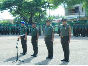 141 Prajurit Korem 161/Wira Sakti Kupang Naik Pangkat