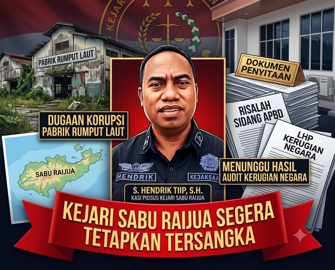 Kejari Sabu Raijua Segera Tetapkan Tersangka Kasus Pabrik Rumput Laut