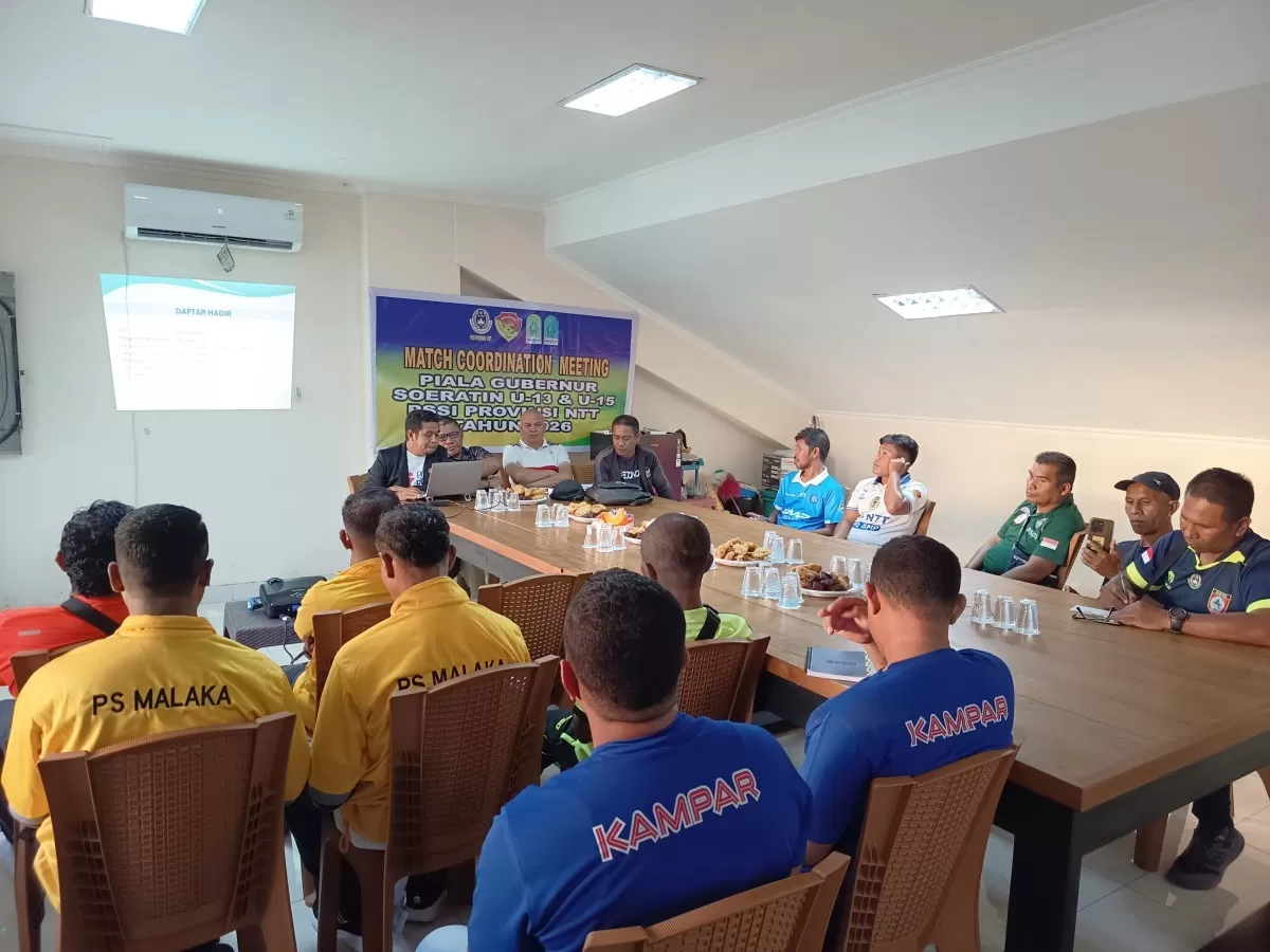 24 Tim Siap Bertarung di Piala Gubernur Soeratin Cup U-13 dan U-15 Seri NTT 2026